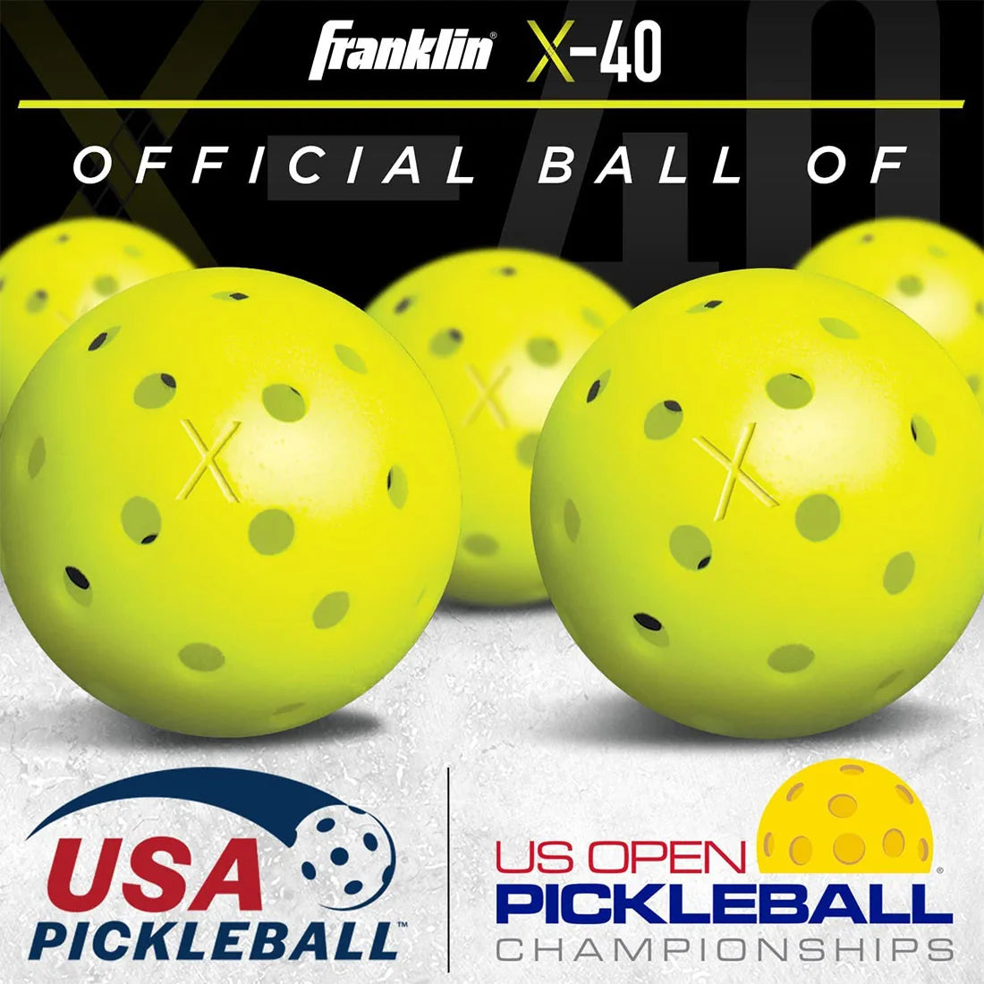 Pack de 6 pelotas de pickleball